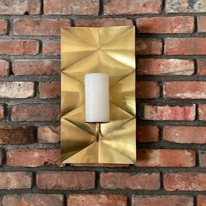 Gold Wall Candle Holder